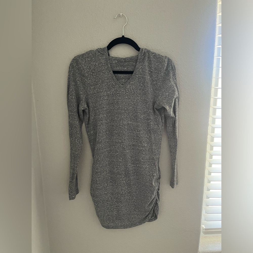 Eddie Bauer grey hoodie outdoor top